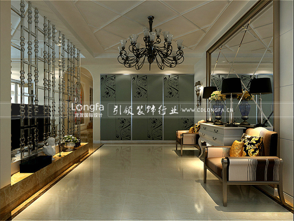 南昌龙发装饰28万打-南昌别墅装修设计公司龙