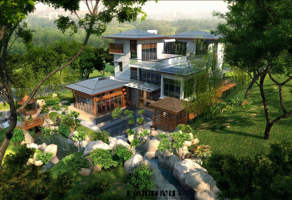 北京别墅装修|庭院+空间规划这样搞,花小钱住出高级感