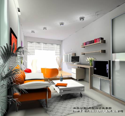 珠海某单身公寓(多套-欧阳灿的设计师家园:纯真