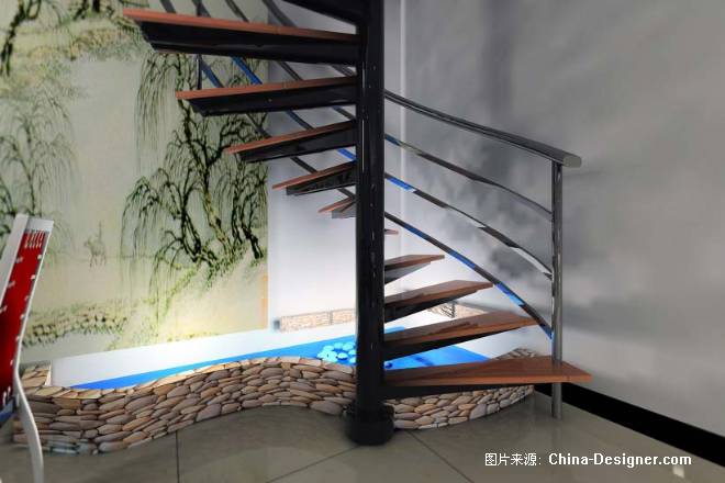 鱼池 西安效果图cad 明皇数码室内设计工作室高清图片