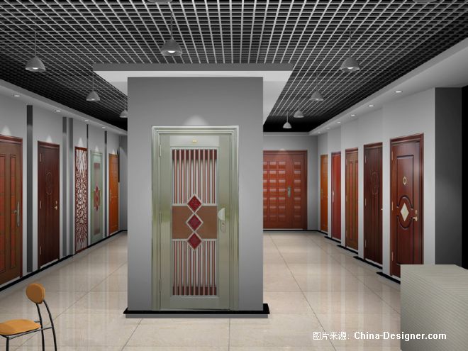 金六福门业展厅-罗影凡的设计师家园-5-10万图片