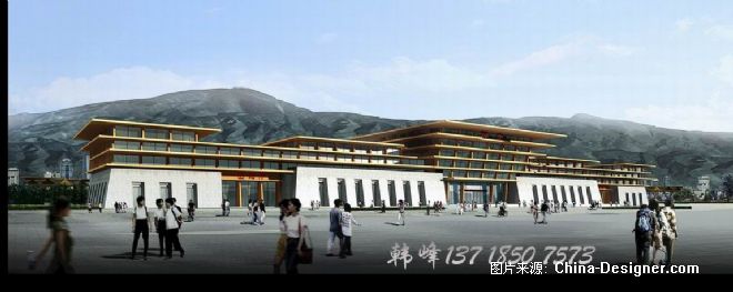 西宁火车站-韩峰 北图建筑表现、动画多媒体的