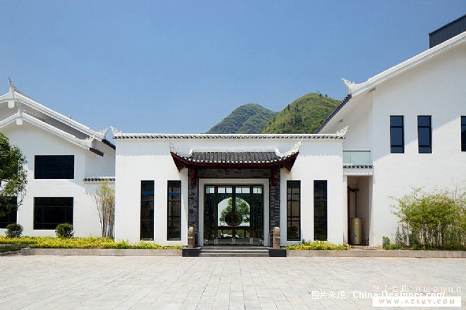 上座会馆建筑外观图-熊华阳的设计师家园-中式,棕色,餐厅,200万以上
