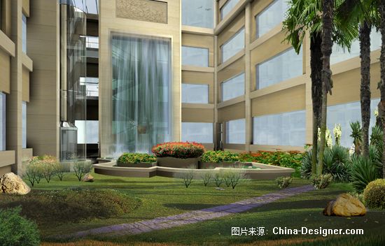 中庭效果图