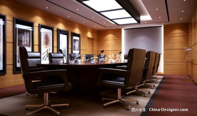 北京白总办公室设计-天元一品装饰集团郑州分