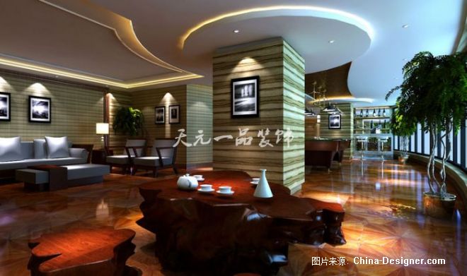 北京白总办公室设计-天元一品装饰集团郑州分