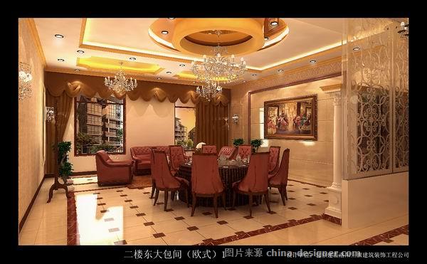 酒楼-三旗建筑装饰工程公司的设计师家园-欧式,中式,中餐厅/中餐馆