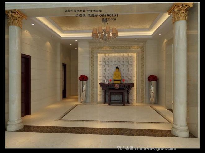 全方位效果图-林联合的设计师家园-古典欧式,玄关,餐厅,客厅,独栋别墅